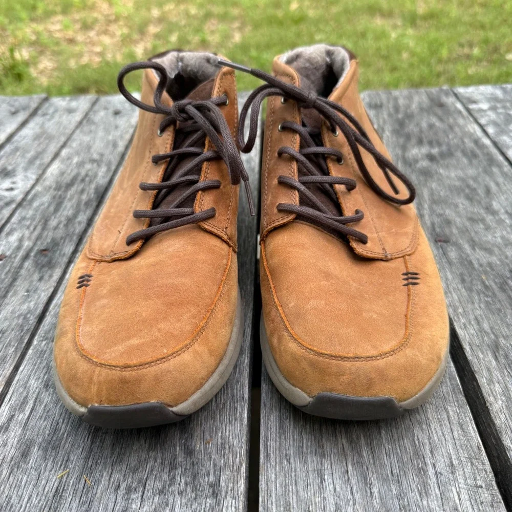 Reef Rover Mid WT Mens Brown Leather Mid Top Boots RF0A3623 Size 11‎